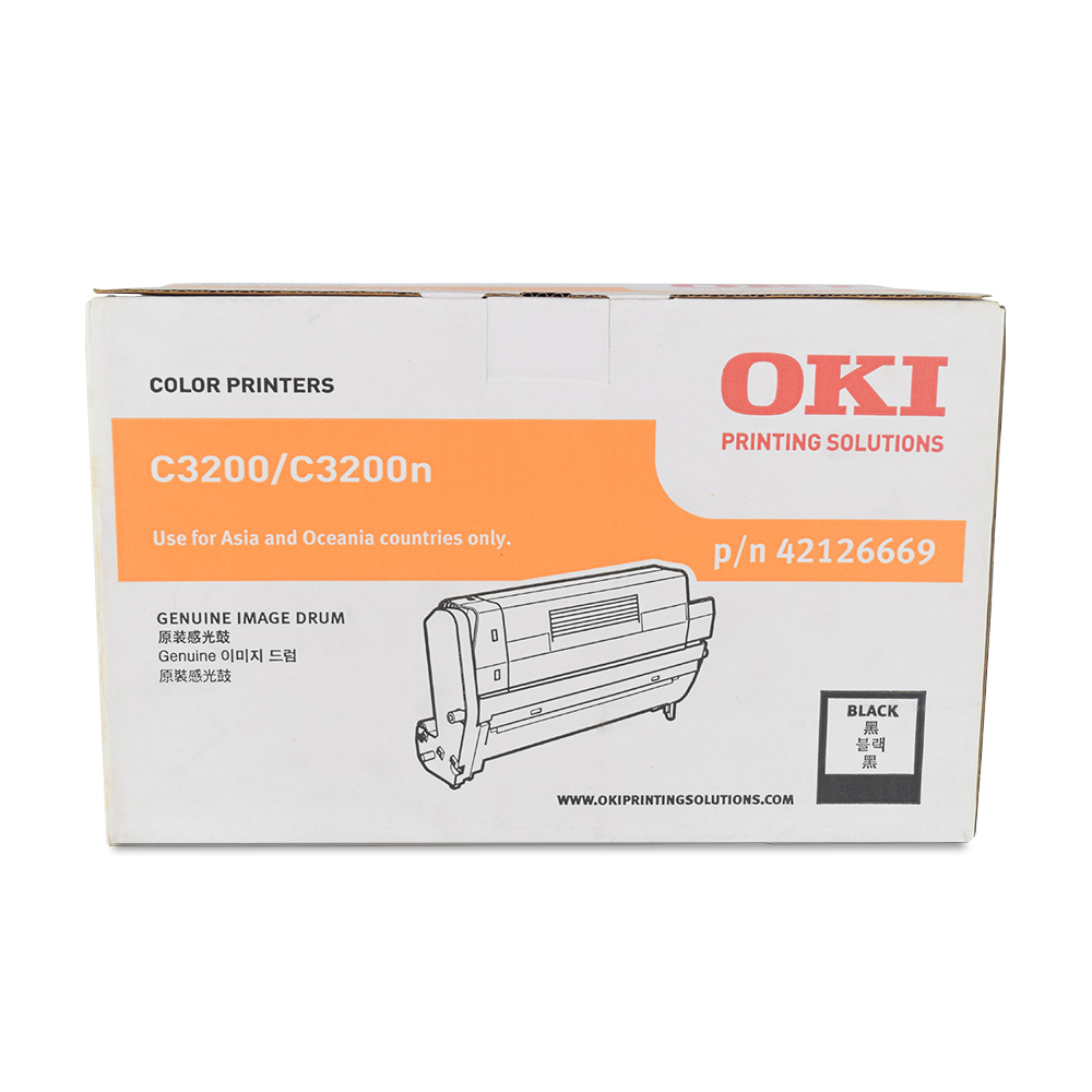 OKI C3200 BLACK DRUM 14000pgs 42126669 ( item no : OKI C3200 EPS K )